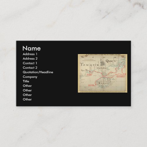 An Authentic 1690 Pirate Map (with embellishments) Business Card