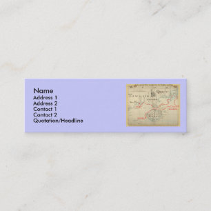 An Authentic 1690 Pirate Map (with embellishments) Mini Business Card