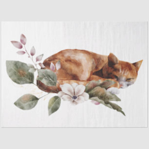 An Autumn Animal and Floral Series Design 22 Tissue Paper