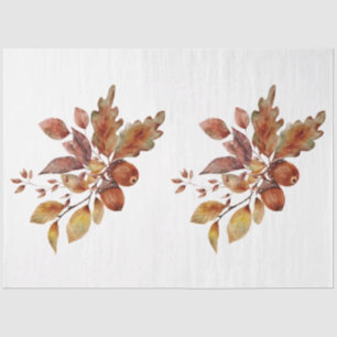 An Autumn Animal and Floral Series Design 45 Tissue Paper