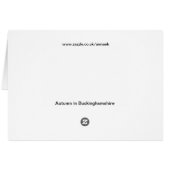 An Autumn Day Cards (Back Horizontal)