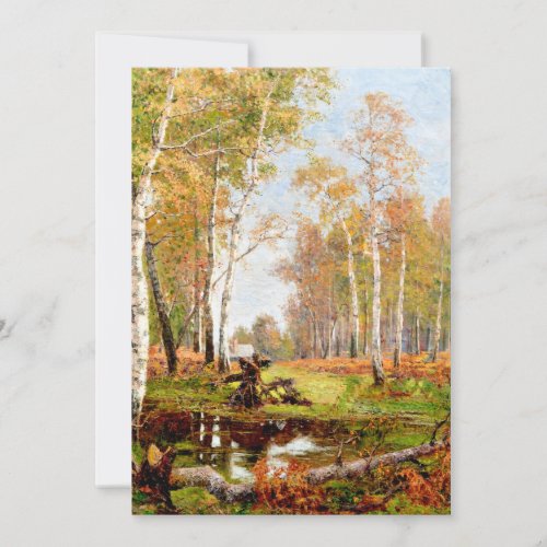 An Autumn Landscape from Aland Card