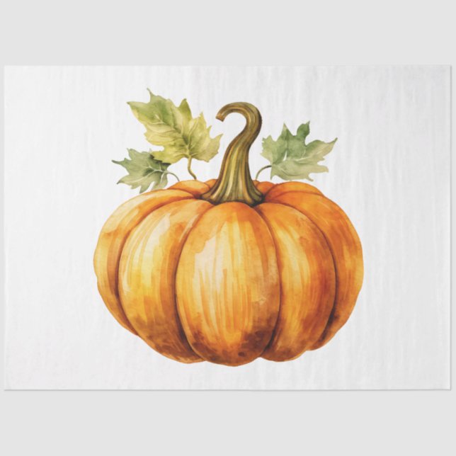 An Autumn Pumpkin Design Collection 20 Tissue Paper (Front)