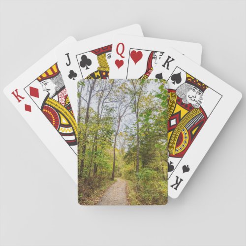 An Autumn Runge Walk Poker Cards