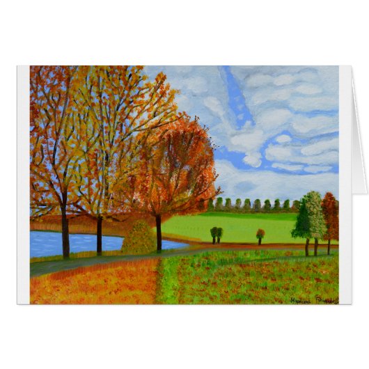 An Autumn Walk Cards (Front Horizontal)