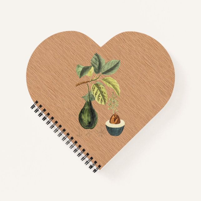 An Avocado on a Branch Personalized Composition Notebook (Front)