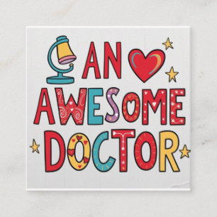 An awesome doctor. Thank you gift Enclosure Card