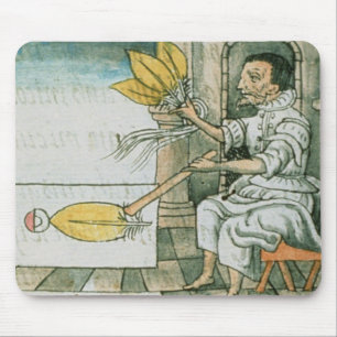 An Aztec feather artisan Mouse Pad