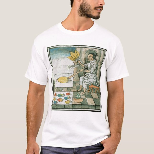 An Aztec feather artisan T-Shirt (Front)