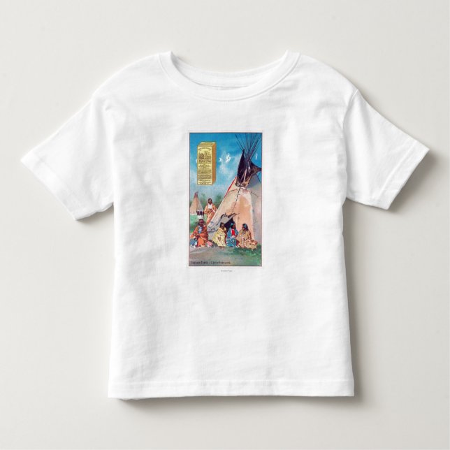 An Crow Indian Tepee, Maizena Product Ad Toddler T-shirt (Front)