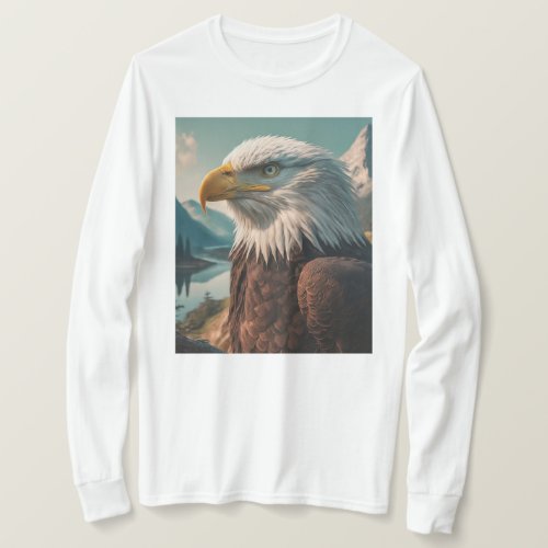 An eagle waiting for its prey T_Shirt