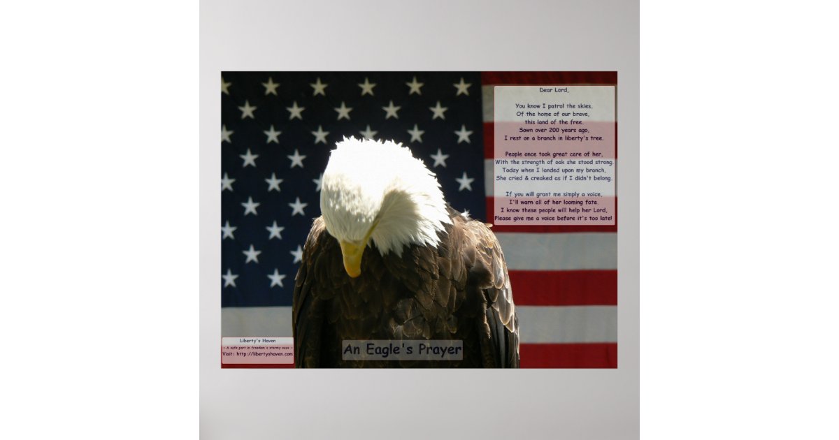 An Eagle's Prayer Poster