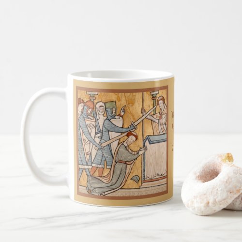 An Early Martyrdom of St Thomas Becket in Art Coffee Mug