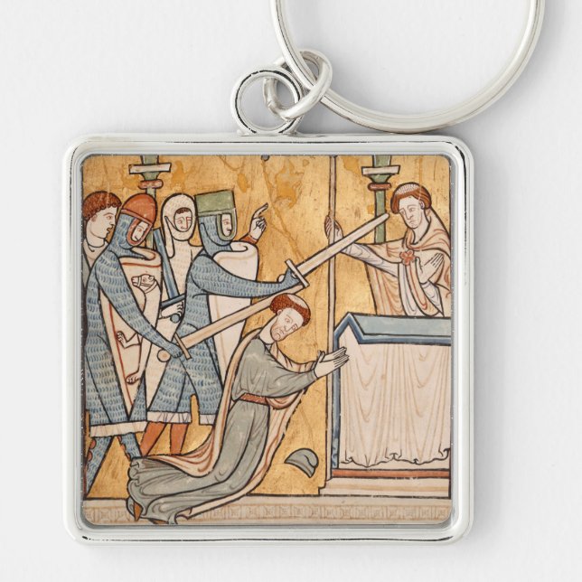 An Early Martyrdom of St. Thomas Becket in Art Keychain (Front)