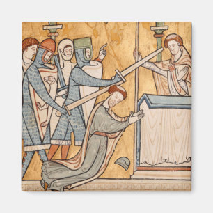 An Early Martyrdom of St. Thomas Becket in Art Magnet