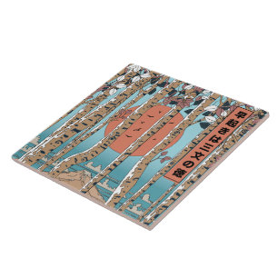 An early riser gains three measures of luck ceramic tile