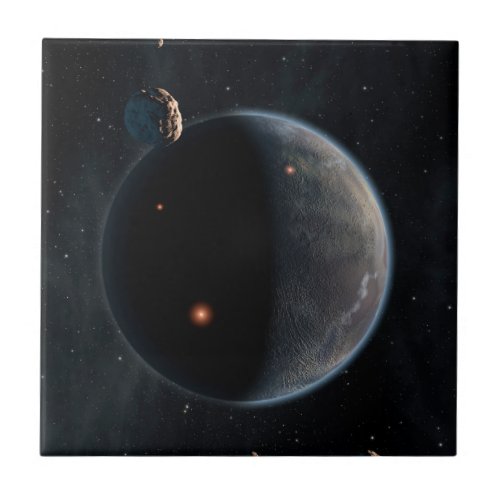 An Earth_Like Planet Rich In Carbon And Dry Ceramic Tile