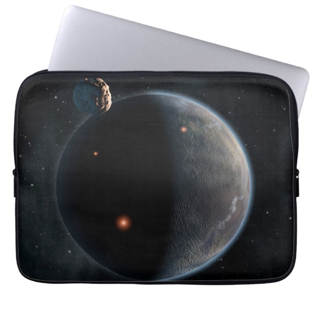 An Earth-Like Planet Rich In Carbon And Dry. Laptop Sleeve (Front)