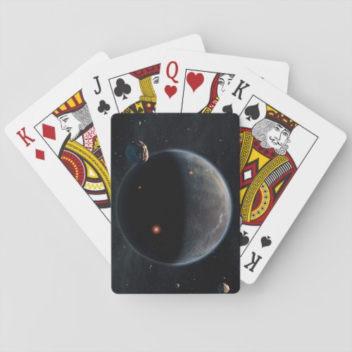 An Earth_Like Planet Rich In Carbon And Dry Playing Cards