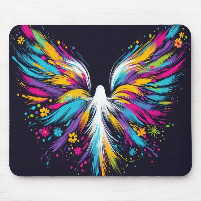 An Easter Angel on a Desktop/Laptop Computer Mouse Pad (Front)
