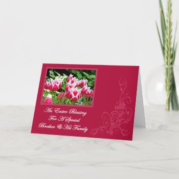 An Easter Blessing Card Brother & His Family by freespiritdesigns at Zazzle
