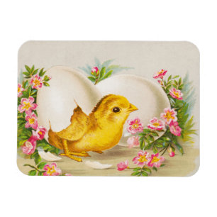 "An Easter Offering" Vintage VIctorian Card, 1884 Magnet