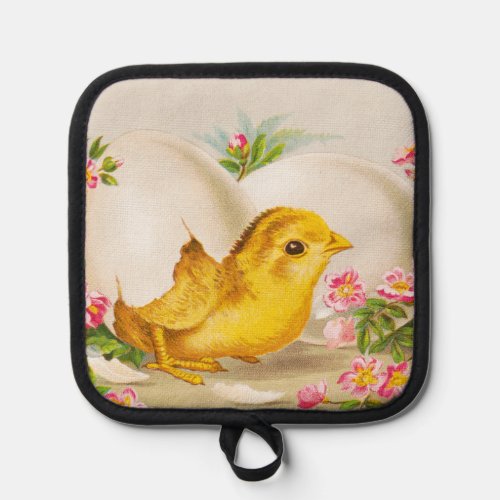 "An Easter Offering" Vintage VIctorian Card, 1884 Pot Holder