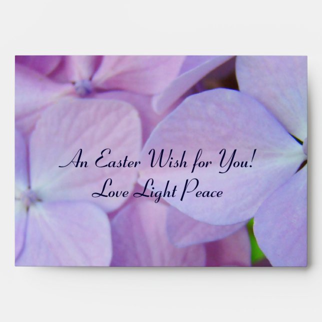An Easter Wish for You! Love Light Peace envelopes (Front)