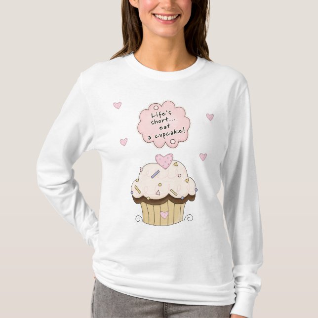 An Eat A Cupcake T-Shirt (Front)