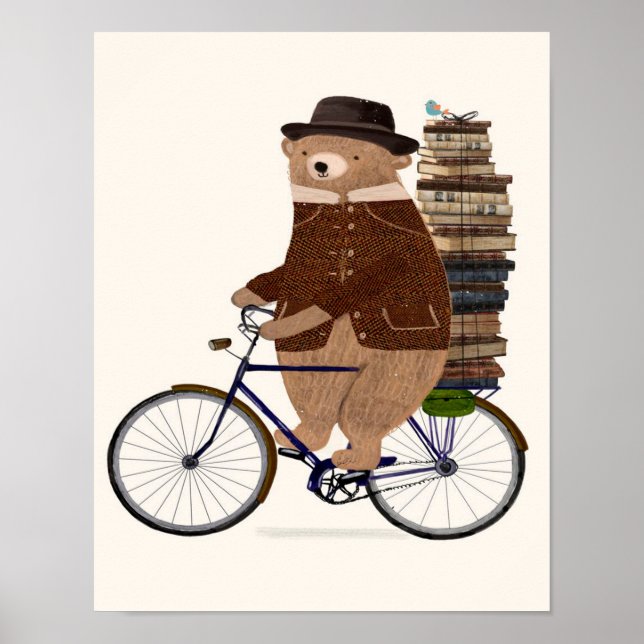 an educated bear poster (Front)
