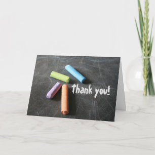 An Educator's Thank-You Note Card