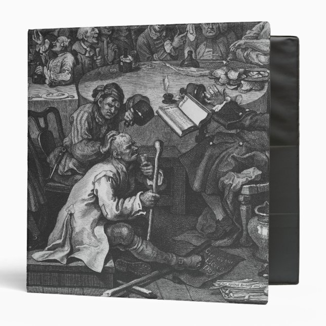 An Election Entertainment, 1755 Binder (Front/Inside)