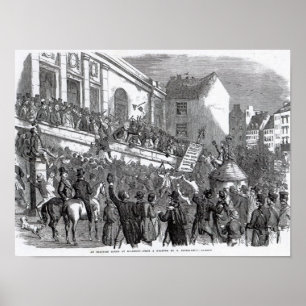 An Election Scene at Kilkenny Poster