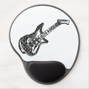 An Electric Guitar Personal Gel Mouse Pad