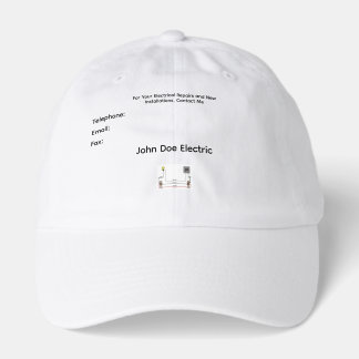 An Electrician's Promotional Hat