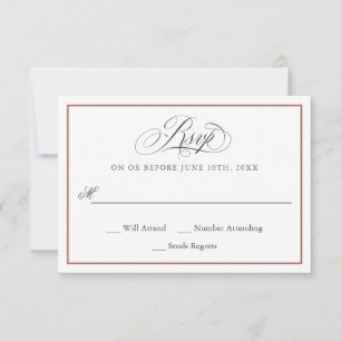 An Elegant Affair Wedding RSVP