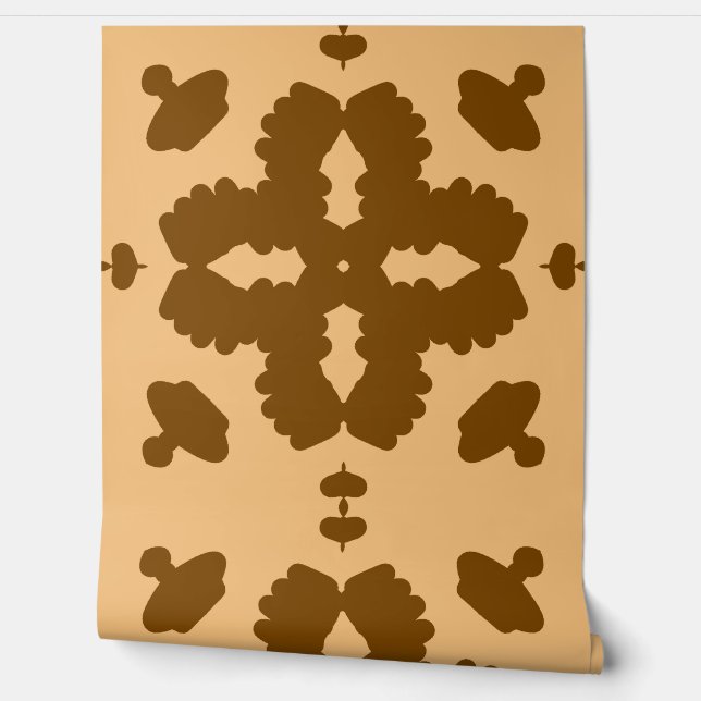 An elegant brown  Ratti_Creative_Arts" wallpaper  (Unrolling)