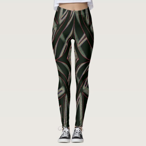 An elegant dark Ratti_Creative_Arts Leggings