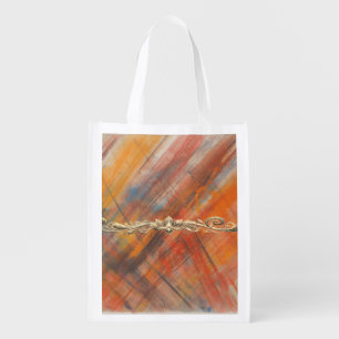 An Elegant Design + Style On a Reusable Wedding Grocery Bag