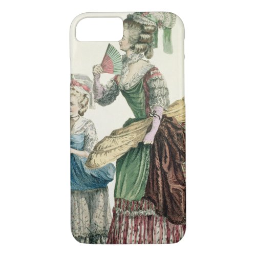 An Elegant Dressmaker Delivering her Work plate f iPhone 87 Case