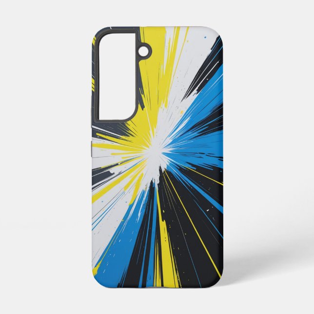 An Elegantly Bold Abstract Samsung Galaxy Case (Back)