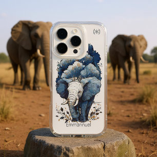 An Elephant Walks Under The Trees iPhone 16 Pro Case