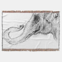 An elephant's faithful 100% by Inkspot Throw
