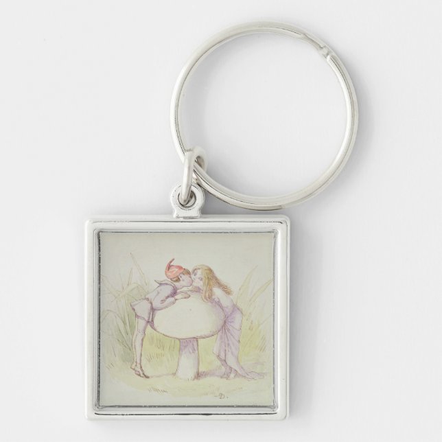 An Elf and a Fairy Keychain (Front)