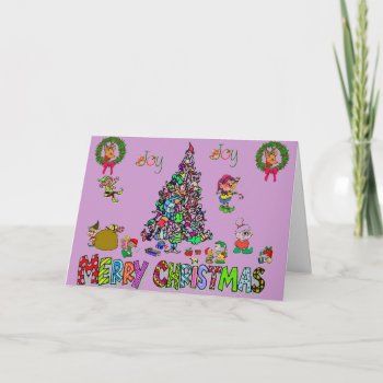 An Elven Christmas Holiday Card by charlynsun at Zazzle