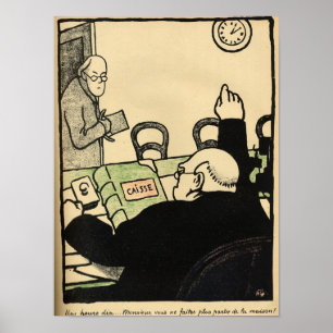 An employer sacks one of his employees poster