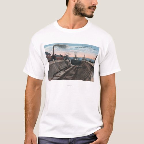 An Empty Dry Dock Navy Shipyard T_Shirt