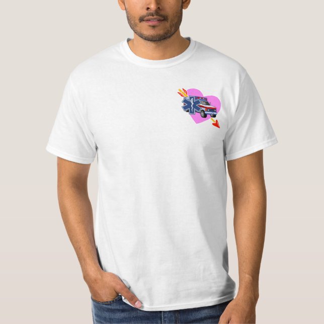 An EMS Heart of Care T-Shirt (Front)