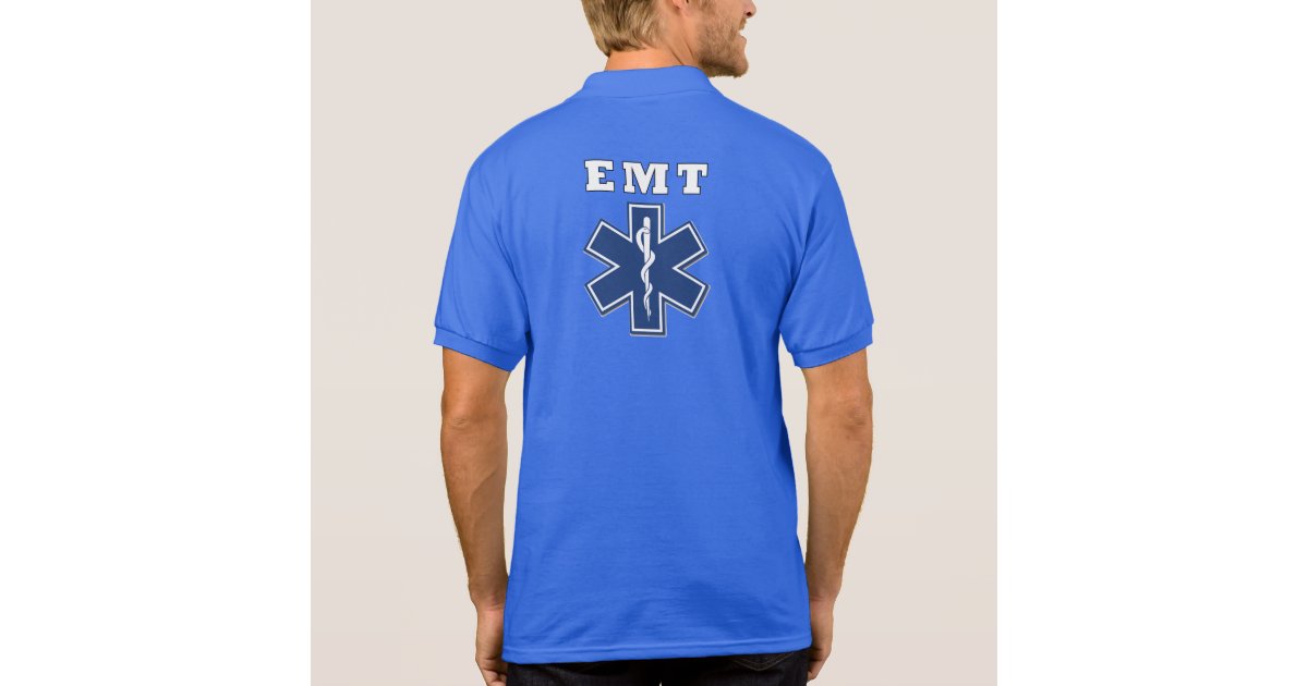 An EMT Star of Life Polo Shirt | Zazzle