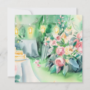 An Enchanted Garden: Tea Soiree, A Baby Shower Invitation